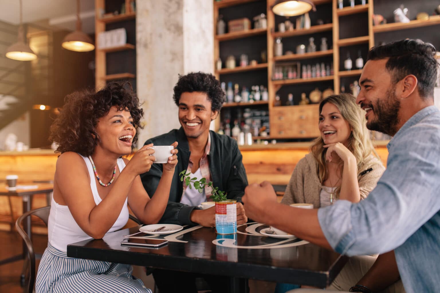 Noisy settings like restaurants are where you notice symptoms of hidden hearing loss.